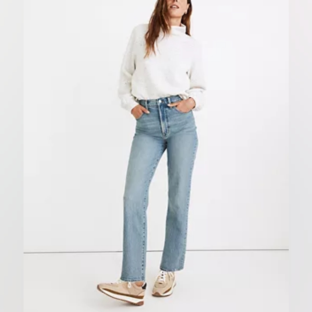 The Perfect Vintage Straight Jean In Hoye Wash Size 25